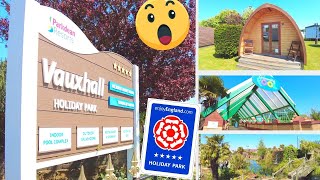 I Visit a 5 Star Holiday Park  Vauxhall Holiday Park Great Yarmouth Tour [upl. by Nilrak740]