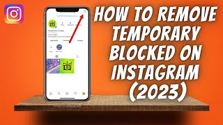 How To Remove Temporary Blocked On Instagram ✅ How To Fix IG Temporary Action Block [upl. by Naesed]