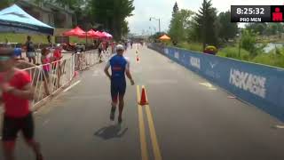 IRONMAN LAKE PLACID 2019 WINNER BY MATT RUSSELL [upl. by Anaujal]