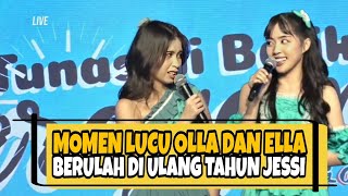 Momen Lucu Olla dan Ella JKT48 berulah di hari ulang tahun Jessi JKT48 [upl. by Jaclyn]