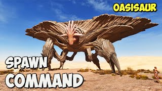 Oasisaur ARK Survival Ascended Spawn COMMAND  How To Summon OASISAUR Code ASA [upl. by Adirem]