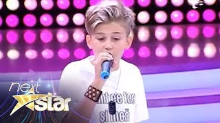 Oscar  demonstrație de rap pe scena quotNext Starquot [upl. by Rehpotsirc470]