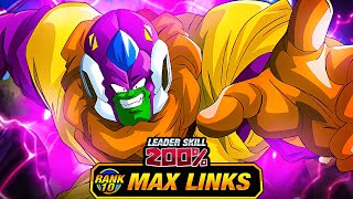 SLUG SEEMS GREAT LEVEL 10 LINKS 100 STR LORD SLUG DBZ Dokkan Battle [upl. by Gabe520]