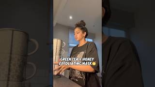 Green tea and honey mask naturalskincare skincare l [upl. by Ahsap]