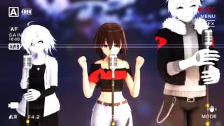 【MMD ll Echotale】Shape of You Cross Chara x Frisk x Gaster Sans Test effect [upl. by Bille]