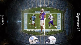 Jmu vs Unc Hype Video [upl. by Eniale]