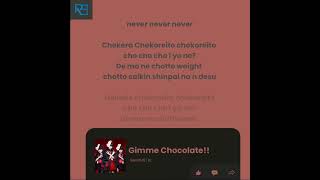 Gimme Choco KawaiiMetal Band jsong theone lyrics yuimetal sumetal momometal moametal [upl. by Ydda]