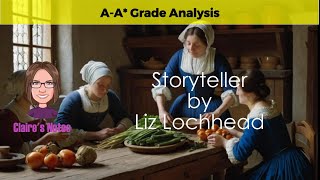 Storyteller by Liz Lochhead Linebyline analysis [upl. by Beverly63]