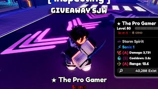 The Pro GamerSjw Giveaway  Anime Defenders Roblox [upl. by Fredelia799]