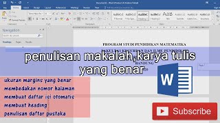 Lengkap Inilah cara penulisan makalah yang benar [upl. by Nesila273]