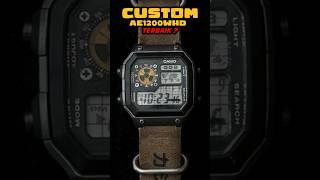 Casio Ae1200 custom shotrs short gshock jamtangan [upl. by Zenia955]