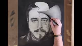 Post Malone Drawing Timelapse [upl. by Pegg49]