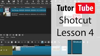 Shotcut Tutorial  Lesson 4  Importing Files and arranging them in Playlist Panel [upl. by Eniamej]