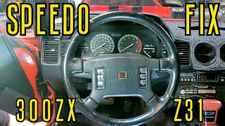 Nissan 300ZX Z31 Speedometer Fix and dashboardsensor diagnosis amp repair INDEPTH [upl. by Christianna]