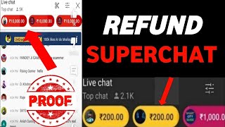 superchat refund kaise kare  youtube superchat refund kaise kare  superchat scammer 2024 [upl. by Sherlocke]