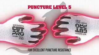 MCR Safetys A7 Cut Resistant HyperMax Work Gloves  Touch Screen Friendly  Style 92743BP [upl. by Ashatan]