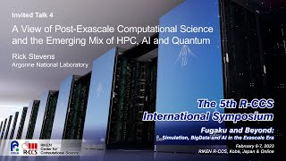 quotA View of PostExascale Computational Science and the Emerging Mix of HPC AI and Quantumquot [upl. by Ultan]