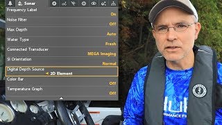 Humminbird HELIX How To Change Digital Depth Source [upl. by Bender]