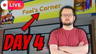 TCG Card Shop Simulator  Welcome to Fools Corner  Day 4 [upl. by Arramat475]