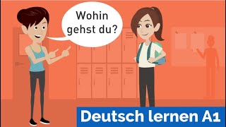 Deutsch lernen mit Dialogen  Lektion 19  sich vorstellen  Personalpronomen  Akkusativ [upl. by Jit]