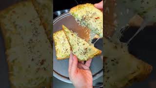 Cheesy Pesto Bread  Mozzarella and Pesto Toast  Breakfast Recipe  Shrutis Veg Special Shorts [upl. by Arianna]