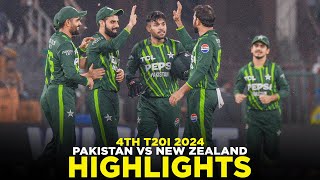 Full Highlights  Pakistan vs New Zealand  4th T20I 2024  PCB  M2E2A [upl. by Eiltan]