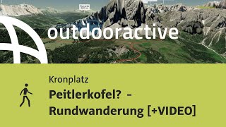 Wanderung am Kronplatz Peitlerkofel  Rundwanderung VIDEO [upl. by Heffron378]