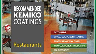 Best Kemiko® Products for Restaurant Floors [upl. by Lance]