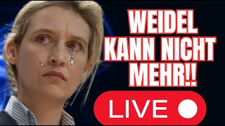 🔥WEIDELANFALL auf BÜHNE Schockmoment AFD Live Alice Weidel [upl. by Lumbard929]