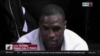 Dion Waiters  Miami Heat at San Antonio Spurs 11142016 [upl. by Delila]