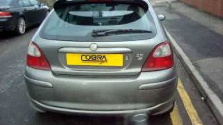 MG ZR Performance Exhaust System by Cobra Sport Exhausts [upl. by Husha]