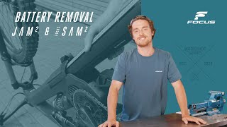 EASY battery removal amp installation  FOCUS SAM² amp JAM²  FOCUS Bikes [upl. by Eicyac86]