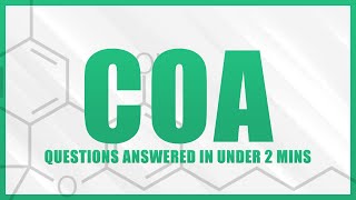 COA Certificate of Analysis Questions Answered in Under 2 Minutes [upl. by Crofton]