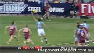 Motlop Kicks one of the goals of the year at the Gabba [upl. by Naicul]