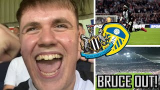 BRUCE OUT  MAXIMIN GOAL NEWCASTLE VS LEEDS VLOG 11 [upl. by Yelnats]