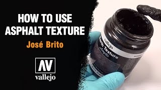 How to use vallejo asphalt texture [upl. by Solahcin487]