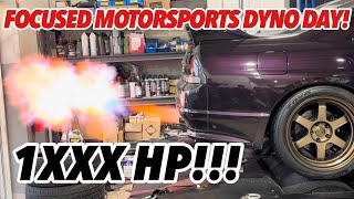 1000 HP GTR  FOCUSED MOTORSPORTS DYNO DAY 2024 [upl. by Arratal]