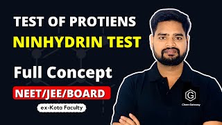 Ninhydrin Test  Test of Amino acid  Chemical Test for Protein  IITJEE  NEET BOARDS CHEMGATEWAY [upl. by Dianemarie]