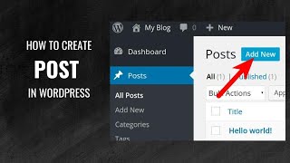 How To Create Post In WordPress  Create Post With Elementor Page Builder [upl. by Bhayani]