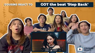 COUSINS REACT TO GOT the beat Step Back Stage Video [upl. by Adnilreb694]