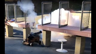 Full Scale Carronade Cannon firing 3 [upl. by Nedyah326]