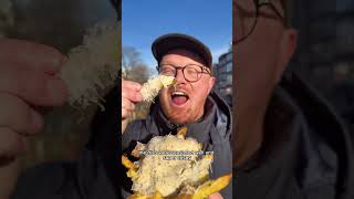 Trying the most famous Dutch fries 🍟 fries amsterdam foodie shorts [upl. by Jansen366]