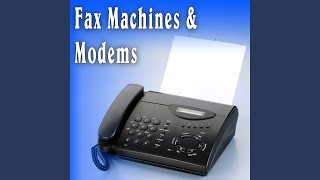 Fax Machine Modem Connection [upl. by Thorley]