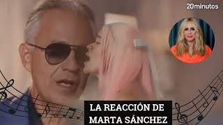 KAROL G y ANDREA BOCELLI Vivo por ella y la reacción de MARTA SÁNCHEZ [upl. by Colbert]