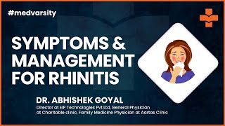 Classification for Rhinitis Symptoms amp Its Management  MedvarsityOnlineLtd [upl. by Arbe]