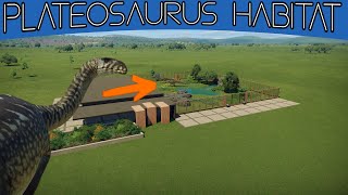 PLATEOSAURUS HABITAT  Prehistoric Kingdom  PrehistoricPC [upl. by Yssor]