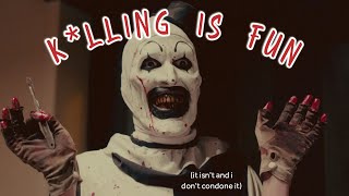 Art The Clown causing chaos cutely for just over 5 minutes straight 🤡 Terrifier 1 [upl. by Amari]