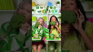 Green food challenge 💚ALISHA KONE XOTEAM kikakim fashion bhfyp applemusic tiktok a [upl. by Mitch32]