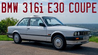 1990 E30 BMW 316i Coupe Goes for a Drive [upl. by Lokim717]