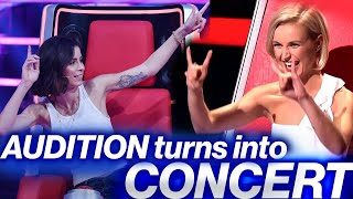 THE VOICE AUDITION TURNED CONCERT  BEST AUDITIONS [upl. by Kreit989]